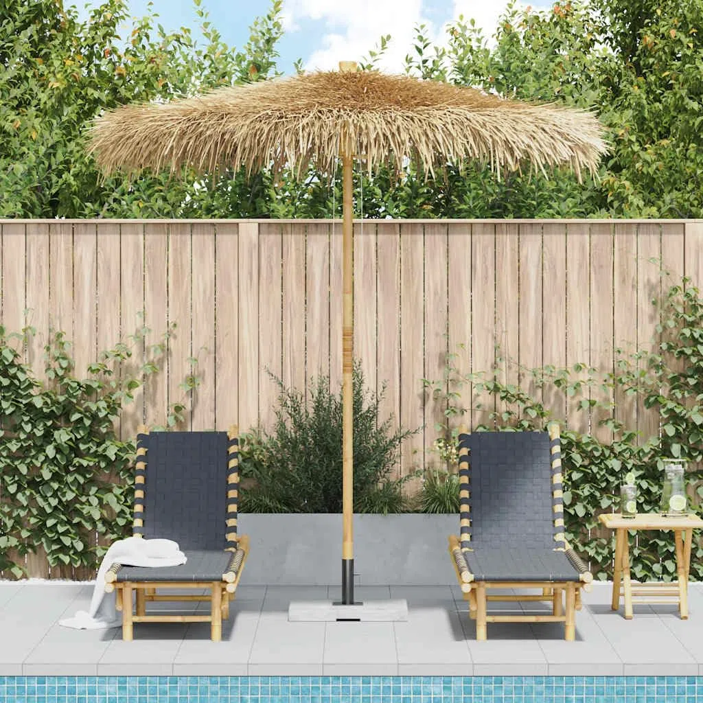 Bambusowy parasol przeciwsłoneczny z dachem z liści bananowca 270 cm